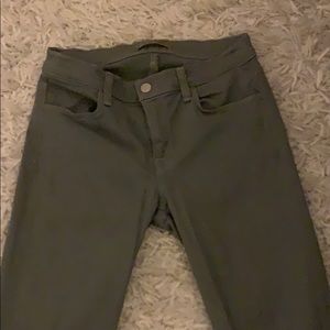 J brand green stretchy pants